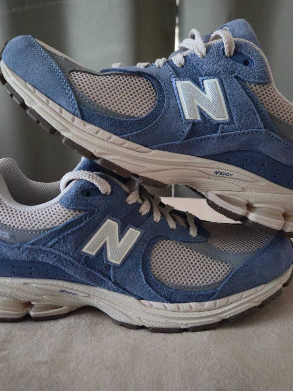 New Balance 2002R Blue Grey Suede Sneakers Men's 8 / Women's 9.5 U2002RU